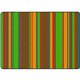 Flagship Carpets Basics Stripes Classroom Rug - 72" Length x 100.80" Width - Rectangle - Muted - Nylon