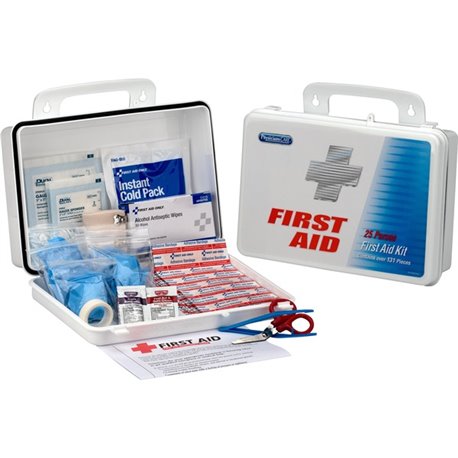 First Aid Only 25 Person Office First Aid Kit - 135 x Piece(s) For 25 x Individual(s) - 10" Height x 3" Width7" Length - Plastic