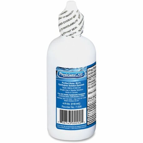 First Aid Only Physicians Care Eyewash - 4 fl oz - For Irritated Eyes, Eye Itching, Eye Burning - 1 Each