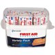 First Aid Only Assorted Bandage Box Kit - 1Each - 150 - Clear - Plastic, Fabric