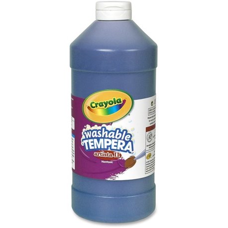 Crayola Washable Tempera Paint - 2 lb - 1 Each - Blue