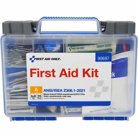 First Aid Only 25-Person ReadyCare First Aid Kit - ANSI Compliant - 141 x Piece(s) For 25 x Individual(s) - 9.3" Height x 7" Wid