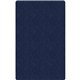 Flagship Carpets Amerisoft Solid Color Rug - 108" Length x 72" Width - Rectangle - Navy Blue - Nylon, Polyester
