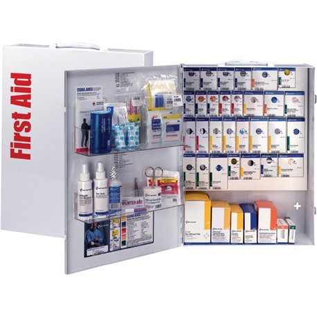 First Aid Only XL SC Business First Aid Cabinet - 666 x Piece(s) For 150 x Individual(s) - 5" Height x 16" Width x 21" Depth Len