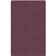 Flagship Carpets Amerisoft Solid Color Rug - 108" Length x 72" Width - Rectangle - Plum - Nylon, Polyester