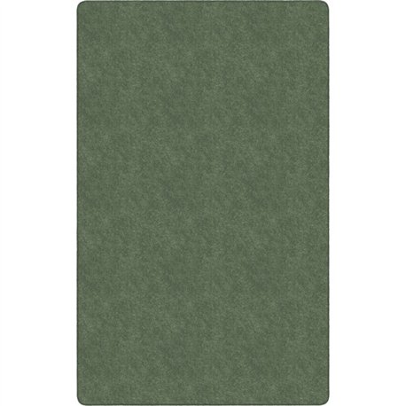 Flagship Carpets Amerisoft Solid Color Rug - 108" Length x 72" Width - Rectangle - Sage Green - Nylon, Polyester