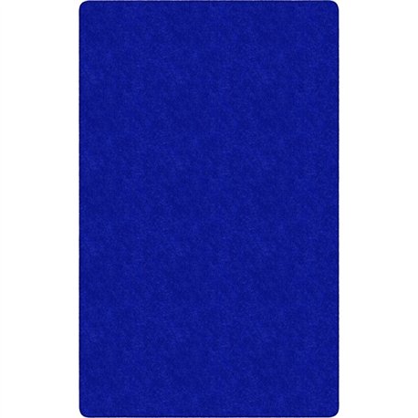 Flagship Carpets Amerisoft Solid Color Rug - 12 ft Length x 90" Width - Rectangle - Royal Blue - Nylon, Polyester