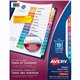 Avery Ready Index Table of Content Dividersfor Laser and Inkjet Printers - 15 x Divider(s) - 1-15 - 15 Tab(s)/Set - 8.5" Divider