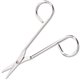 First Aid Only 4-1/2" Compact Scissors - 4.5" Overall Length - Silver - 1 Each