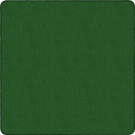 Flagship Carpets Classic Solid Color 6' Square Rug - Traditional - 72" Length x 72" Width - Square - Clover - Nylon