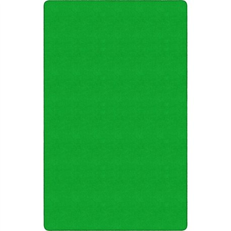 Flagship Carpets Ameristrong Solid Color Rug - Traditional - 12 ft Length x 18 ft Width - Rectangle - Lime Green - Fiber, Nylon