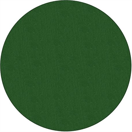 Flagship Carpets Classic Solid Color 6' Round Rug - Traditional - 72" Diameter - Circle - Clover - Nylon