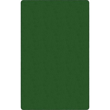 Flagship Carpets Classic Solid Color 9' Rectangle Rug - Traditional - 72" Length x 108" Width - Rectangle - Clover - Nylon