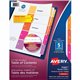 Avery Ready Index Table of Content Dividersfor Laser and Inkjet Printers - 30 x Divider(s) - 1-5 - 5 Tab(s)/Set - 8.5" Divider W