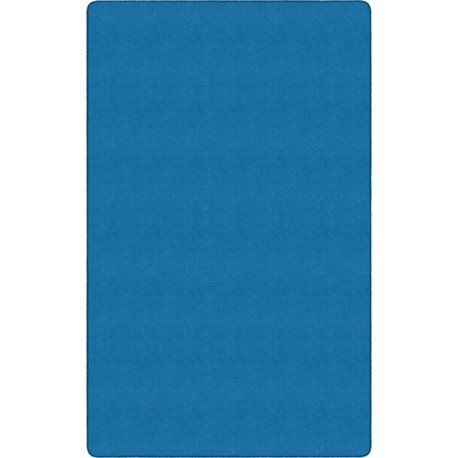 Flagship Carpets Ameristrong Solid Color Rug - Traditional - 12 ft Length x 18 ft Width - Rectangle - Blue Bird - Fiber, Nylon