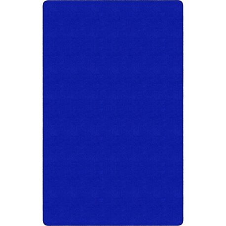 Flagship Carpets Ameristrong Solid Color Rug - Traditional - 12 ft Length x 18 ft Width - Rectangle - Royal Blue - Fiber, Nylon