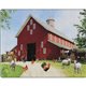 Flagship Carpets Barn Animals Classroom Rug - Floor Rug - 13.17 ft Length x 10.50 ft Width x 0.50" Thickness - Rectangle - Multi