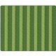 Flagship Carpets Basketweave Stripes Classroom Rug - Floor Rug - 10.60 ft Length x 13.20 ft Width - Rectangle - Green - Nylon