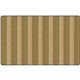 Flagship Carpets Basketweave Stripes Classroom Rug - Floor Rug - 91.20" Length x 12 ft Width - Rectangle - Natural - Nylon