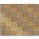 Flagship Carpets Basketweave Blocks Class Rug - Floor Rug - 10.60 ft Length x 13.20 ft Width - Rectangle - Natural - Nylon