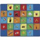 Flagship Carpets See My Alphabet Classroom Rug - Floor Rug - 13.17 ft Length x 10.50 ft Width x 0.50" Thickness - Rectangle - Mu