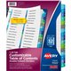 Avery Two-Column Table Contents Dividers w/Tabs - 32 x Divider(s) - 1-32 - 32 Tab(s)/Set - 8.5" Divider Width x 11" Divider Leng