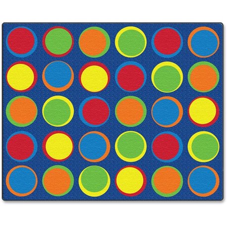 Flagship Carpets Cheerful Sitting Spots Rectangular Rug - Classic - 10.75 ft Length x 13.16 ft Width - Rectangle - Multicolor - 