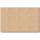 Flagship Carpets Solid Color Swirl Rug - 99.96" Length x 72" Width - Almond