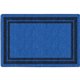 Flagship Carpets Double Dark Tone Border Blue Rug - 100" Length x 72" Width x 0.50" Thickness - Rectangle - Blue