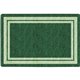 Flagship Carpets Double Light Tone Border Clover Rug - 100" Length x 72" Width x 0.50" Thickness - Rectangle - Green