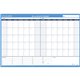 At-A-Glance 30/60-Day Erasable Horizontal Wall Planner - Monthly - 36" x 24" Sheet Size - Blue, Gray - Erasable, Laminated - 1 E