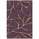 Flagship Carpets Plum Wine Moreland Design Rug - 72" Length x 48" Width - Plum Wine - Nylon