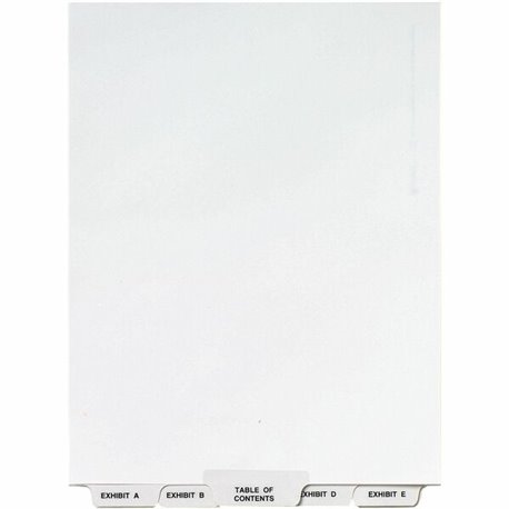 Avery Premium Collated Legal Exhibit Dividers with Table of Contents Tab - Avery Style - 26 x Divider(s) - Printed Tab(s) - Char