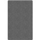 Flagship Carpets Amerisoft Solid Color Rug - 48" Length x 72" Width - Rectangle - Gray - Polyester, Nylon