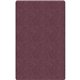 Flagship Carpets Amerisoft Solid Color Rug - 48" Length x 72" Width - Rectangle - Plum - Polyester, Nylon