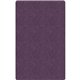 Flagship Carpets Amerisoft Solid Color Rug - 48" Length x 72" Width - Rectangle - Purple - Polyester, Nylon