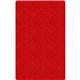 Flagship Carpets Amerisoft Solid Color Rug - 48" Length x 72" Width - Rectangle - Classic Red - Polyester, Nylon