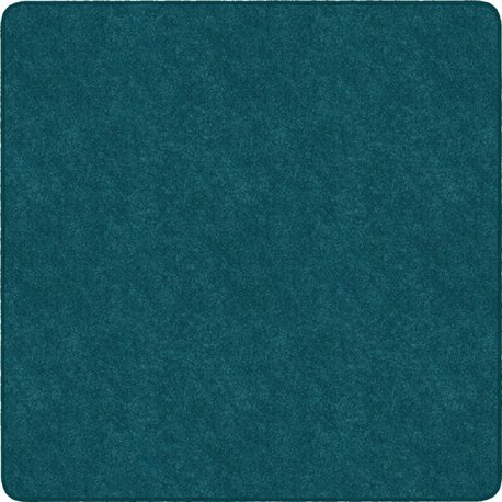 Flagship Carpets Amerisoft Solid Color Rug - 72" Length x 72" Width - Square - Marine Blue - Polyester, Nylon