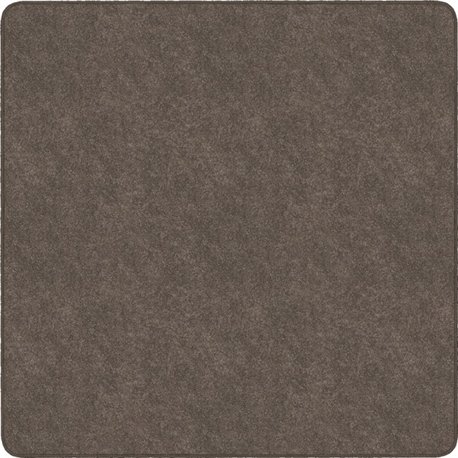 Flagship Carpets Amerisoft Solid Color Rug - 72" Length x 72" Width - Square - Wheat - Polyester, Nylon