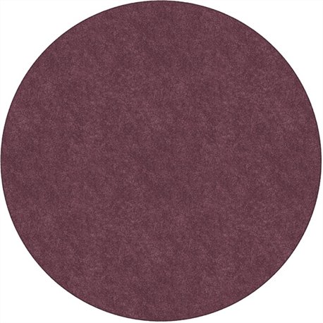 Flagship Carpets Amerisoft Solid Color Rug - 72" Diameter - Round - Plum - Nylon, Polyester