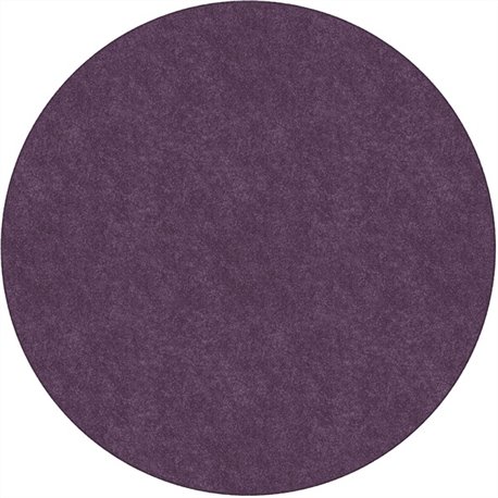 Flagship Carpets Amerisoft Solid Color Rug - 72" Diameter - Round - Purple - Nylon, Polyester