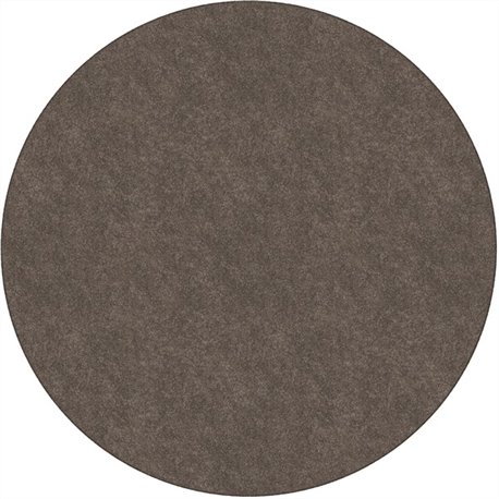 Flagship Carpets Amerisoft Solid Color Rug - 72" Diameter - Round - Wheat - Nylon, Polyester