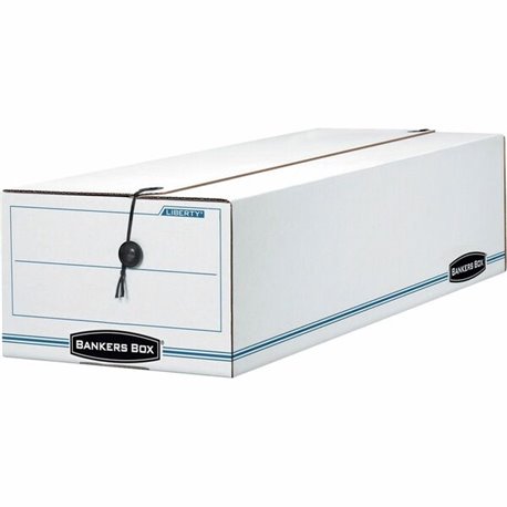 Bankers Box Liberty Check and Form Boxes - Internal Dimensions: 6" Width x 23.25" Depth x 4.25" Height - External Dimensions: 6.