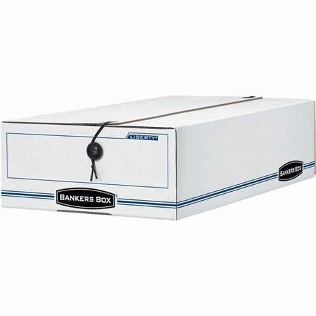 Bankers Box Liberty Check and Form Boxes - Internal Dimensions: 9" Width x 14.25" Depth x 4" Height - External Dimensions: 9.3" 