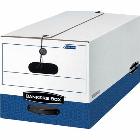 Bankers Box Liberty File Storage Boxes - Internal Dimensions: 15" Width x 24" Depth x 10" Height - External Dimensions: 15.3" Wi