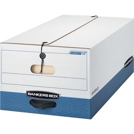 Bankers Box Liberty File Storage Boxes - 24" Legal - Internal Dimensions: 15" Width x 24" Depth x 10" Height - External Dimensio