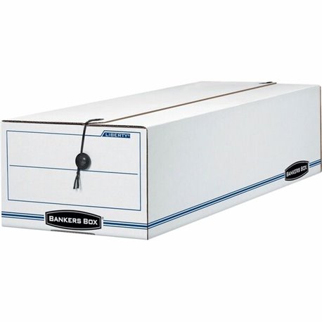 Bankers Box Liberty Check and Form Boxes - Internal Dimensions: 9.50" Width x 23.25" Depth x 6" Height - External Dimensions: 9.