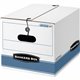 Bankers Box STOR/FILE Storage Boxes - Internal Dimensions: 12" Width x 15.50" Depth x 10.25" Height - External Dimensions: 12.3"