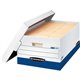 Bankers Box Presto Lift-off Lid Heavy-duty Legal Box - Internal Dimensions: 15" Width x 24" Depth x 10" Height - External Dimens