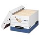 Bankers Box Presto File Storage Box - Internal Dimensions: 12" Width x 15" Depth x 10" Height - External Dimensions: 12.9" Width